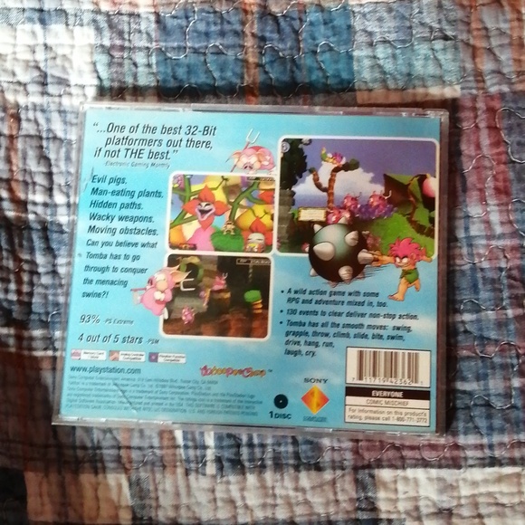 RARE Tomba video game for the original Sony Playstation (PS1) - Picture 2 of 4